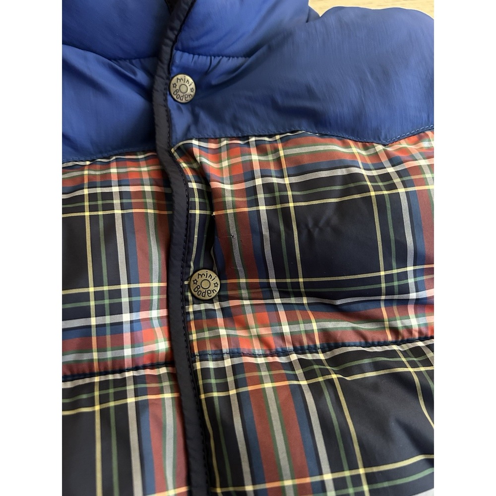 Mini Boden Toddler  Boy Size 11-12 Y Multi Color Puffer‎ Vest - Picture 7 of 9